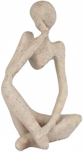 Abstract Thinker Sculpture Decor